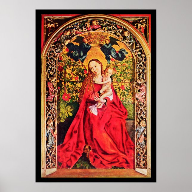 PÓSTER MADONNA DEL ROSA BOWER (Frente)