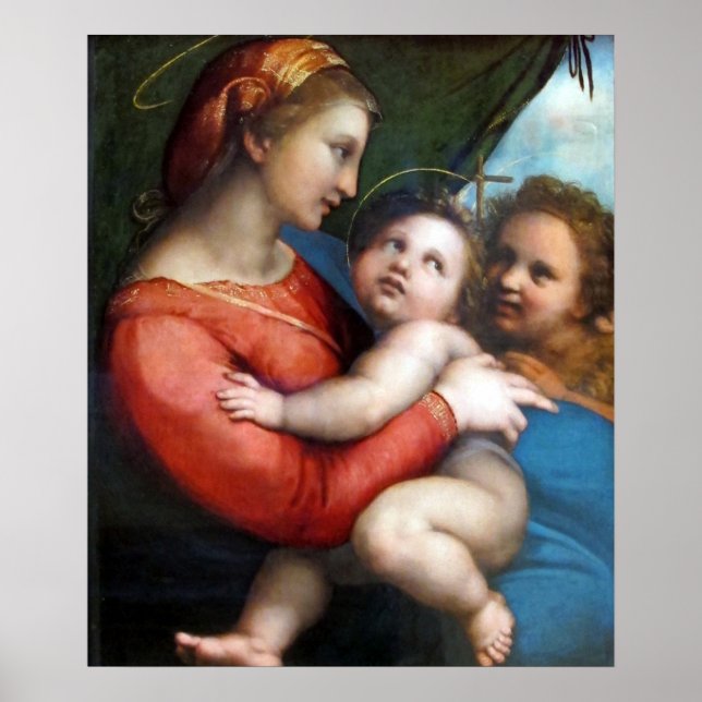 Póster Madonna della Tenda - Raphael - c1513 (Frente)