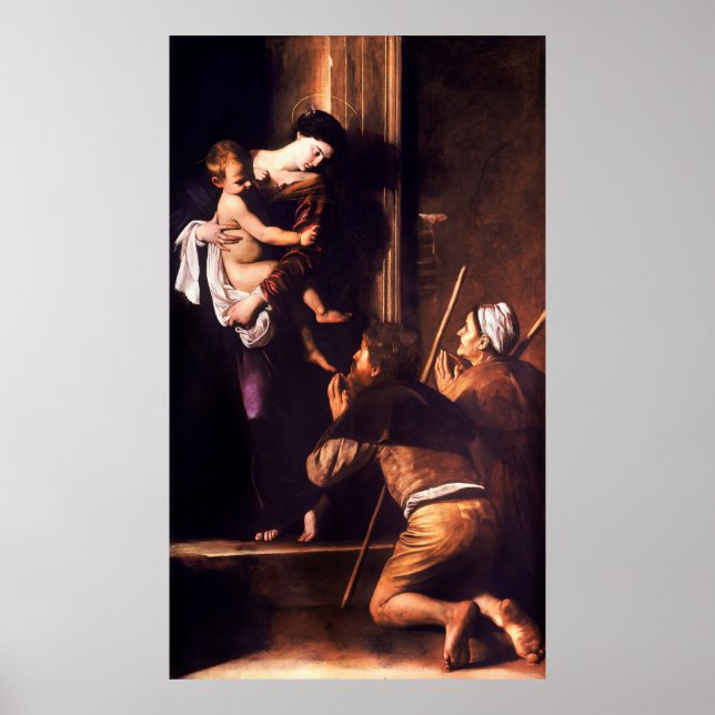 Póster Madonna di Loreto de Caravaggio (c 1604-06) (Frente)
