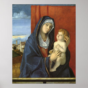 Póster Madonna e hijo de Giovanni Bellini