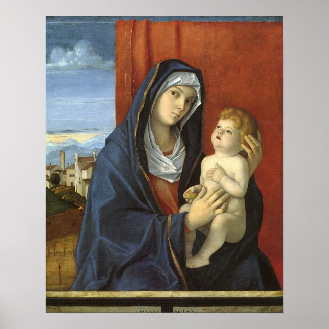 Póster Madonna e hijo de Giovanni Bellini (Frente)