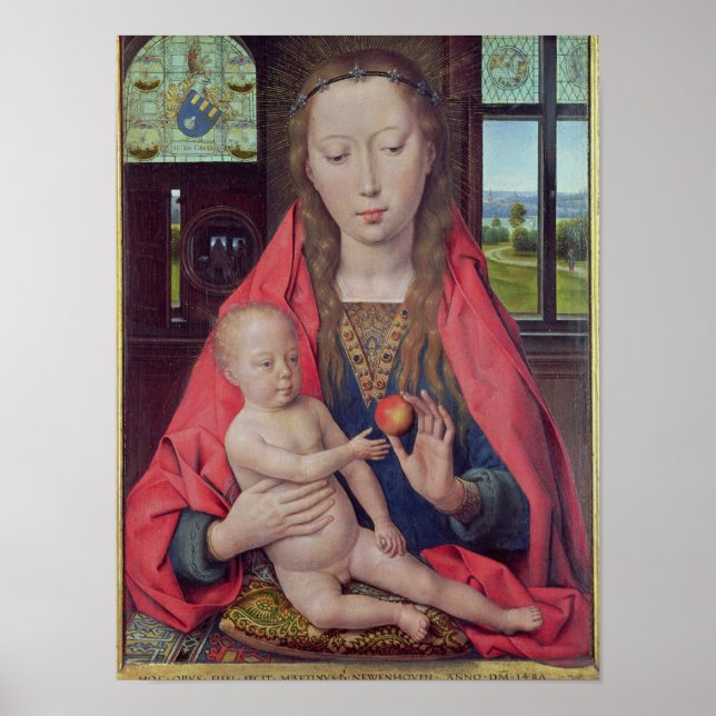 Póster Madonna e niño 2 (Frente)