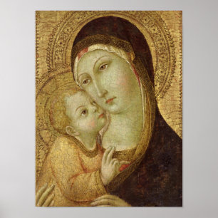 Póster Madonna e niño 2