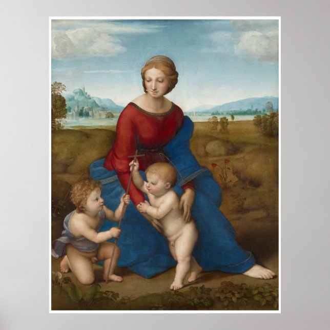Póster Madonna en Meadow Raphael Sanzio (Frente)