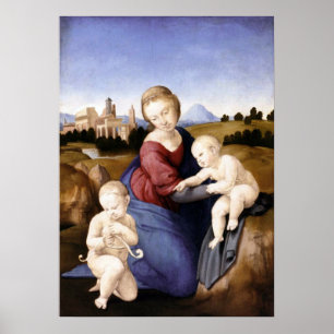 Póster Madonna Esterhazy - Raphael - c1508