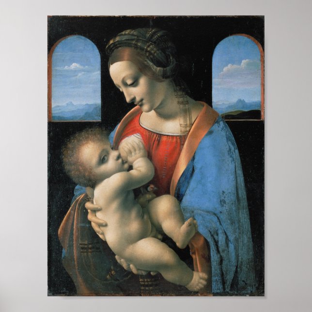 Póster Madonna Litta por Leonardo da Vinci - Poster (Frente)