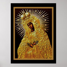 Póster Madonna negra en Poster de oración