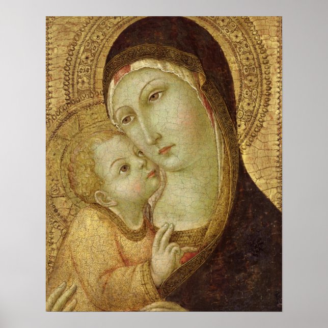 Póster Madonna y el niño (Frente)