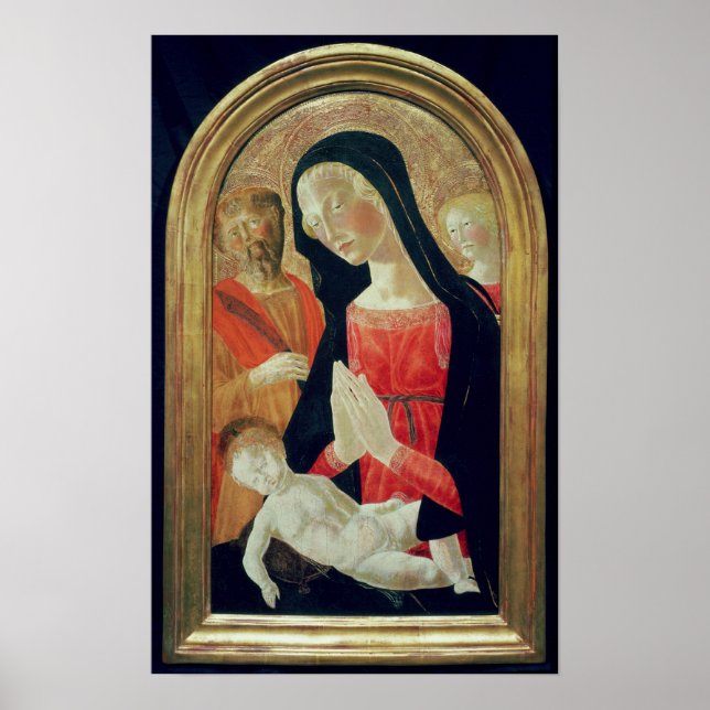 Póster Madonna y el niño (Frente)