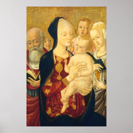 Póster Madonna y el niño Matteo di Giovanni Poster Bella