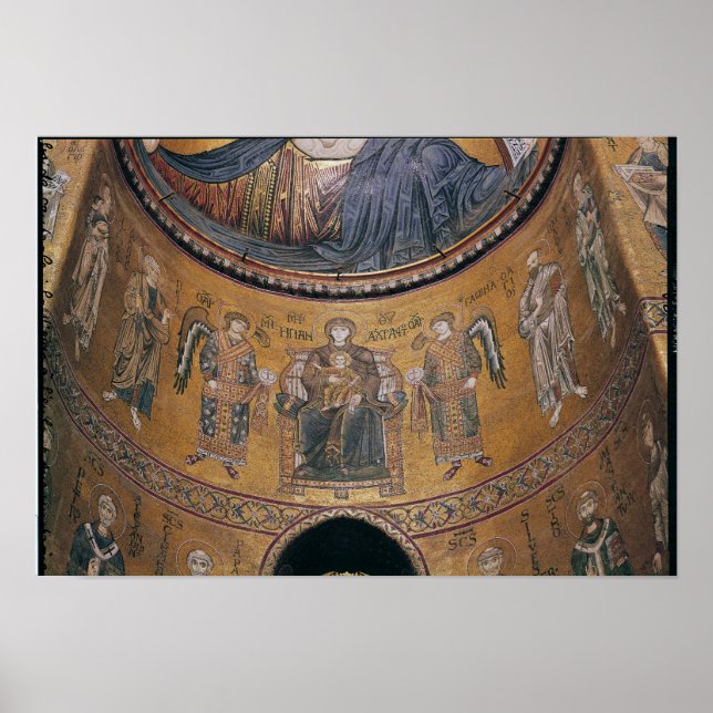 Póster Madonna y niño al frente (Frente)