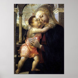 Póster Madonna y niño - Botticelli - c1500