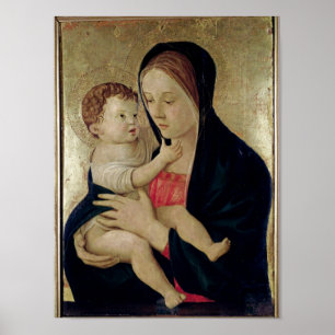 Póster Madonna y niño, c.1475