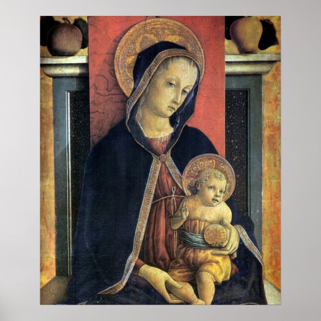 Póster Madonna y niño - Carlo Crivelli - c1468 (Frente)
