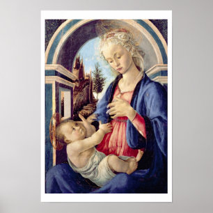 Póster Madonna y niño (el panel) 3