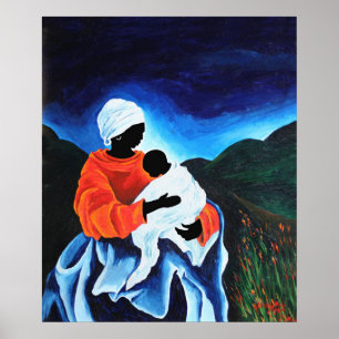 Póster Madonna y niño - Lullabye 2008