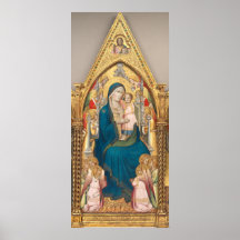 Madonna y niño - Poster Bella Artes Agnolo Gaddi