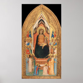Póster Madonna y niño - Poster Bella Artes Bernardo Daddi
