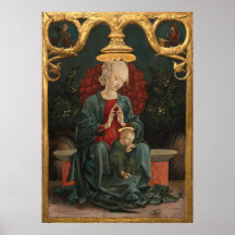 Madonna y niño - Poster Bella Artes Cosmè Tura