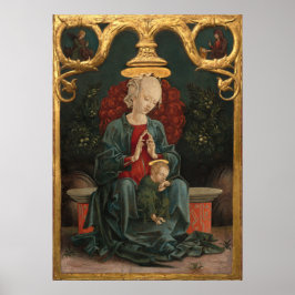 Póster Madonna y niño - Poster Bella Artes Cosmè Tura