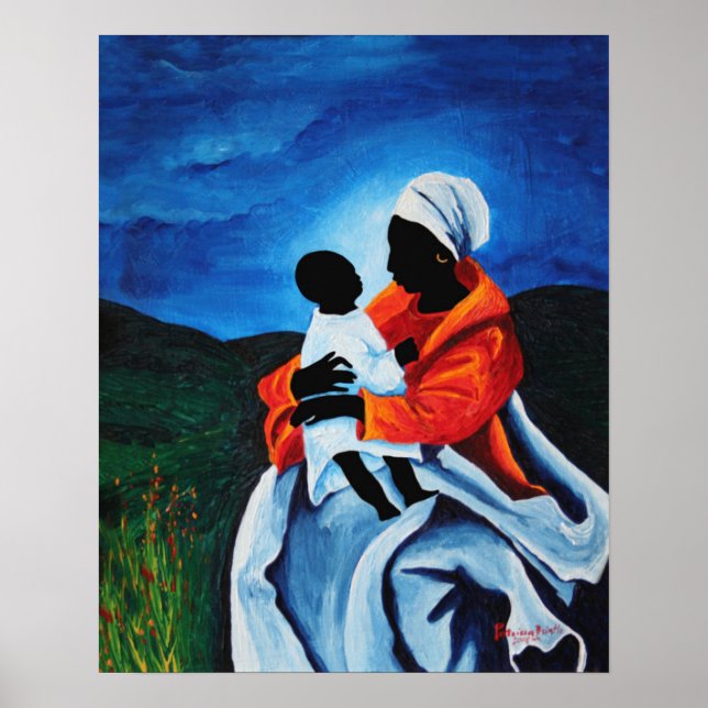 Póster Madonna y niño - Primeras palabras 2008 (Frente)