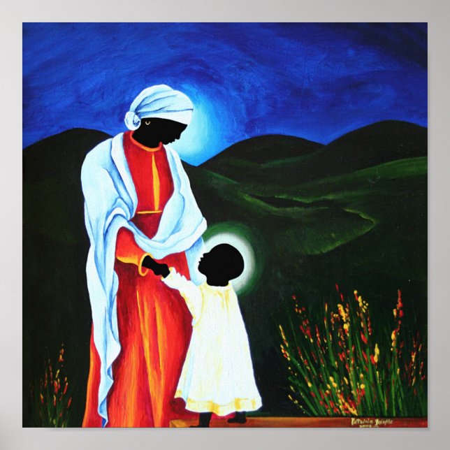 Póster Madonna y niño - Primeros pasos 2008 (Frente)