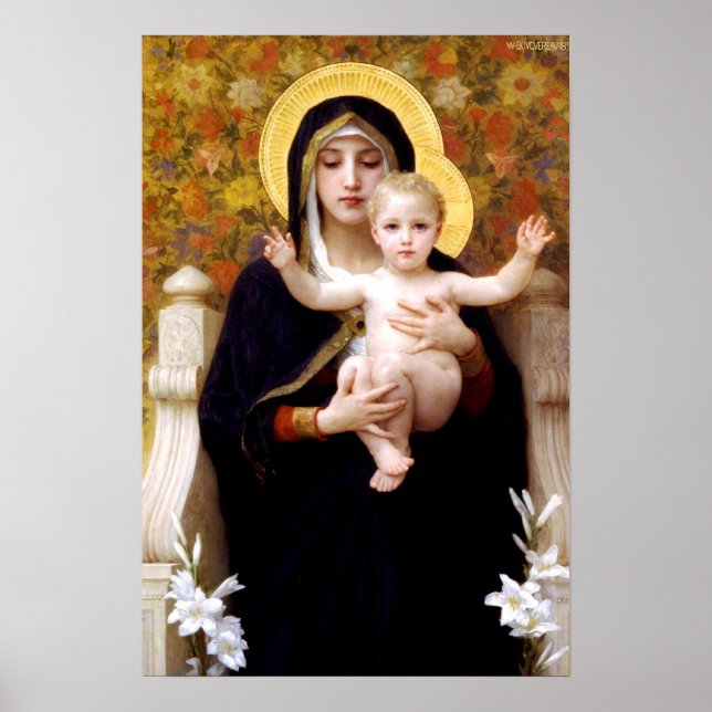 Póster Madonna y poster infantil (Frente)