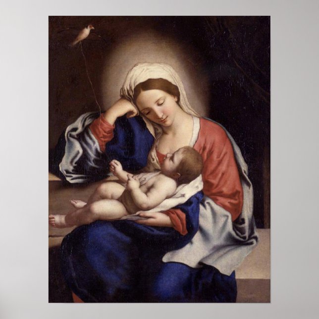 Póster Madonna y poster infantil (Frente)