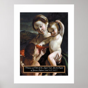 Póster Madonna y San Juan