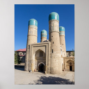 Póster Madrasa Chor Minor - Bujara, Uzbekistán