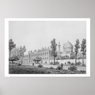Póster Madrasa-yi Masjid-i Shah Sultan Hussein, en Isfaha