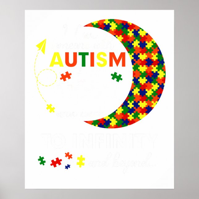 Póster madre autista (Frente)
