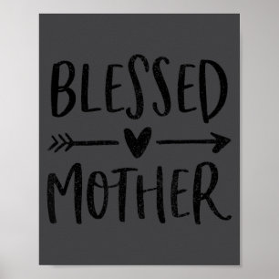 Póster Madre Bendita Bendición Para Ser Una Mamá Madre Ma