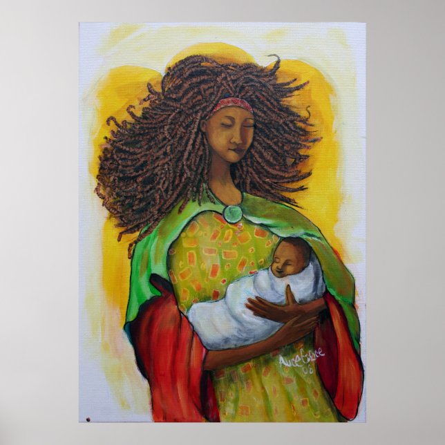 Póster Madre con hijo (Frente)
