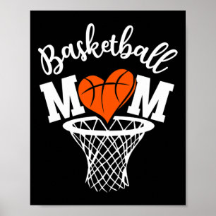 Póster Madre de básquetbol, Novedad torcida, madre afligi