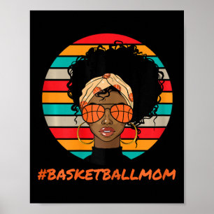 Póster Madre de Bysketbyll Mujeres negras Afro-Americanas
