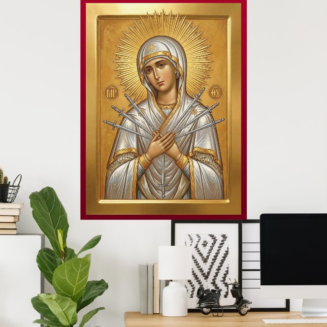 Póster Madre de Dios (Oficina en casa)