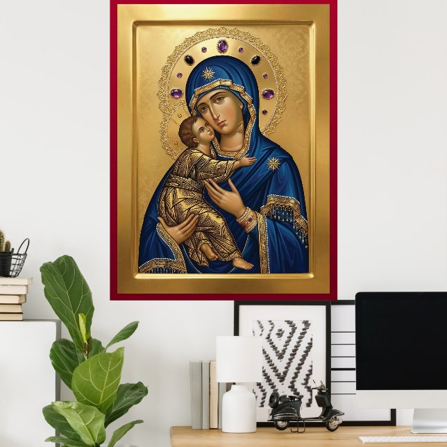 Póster Madre de Dios (Oficina en casa)