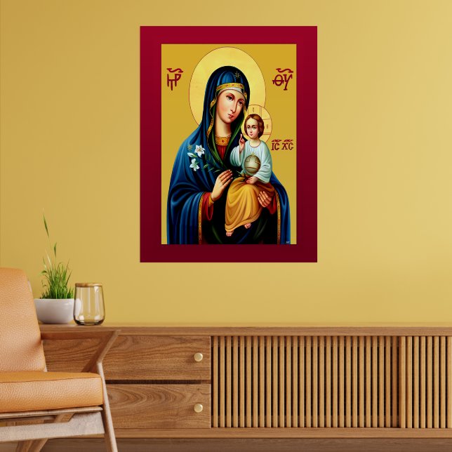 Póster Madre de Dios nueva roja (Salón 2)