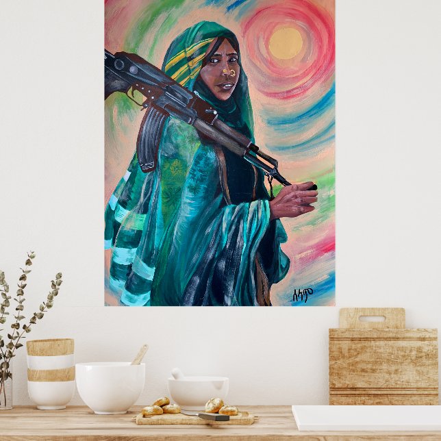 Póster Madre de Eritrea (Cocina)