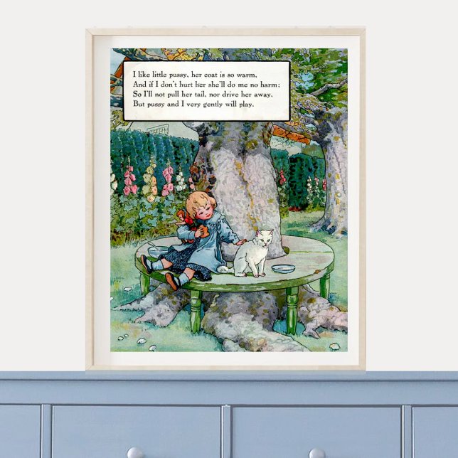 Póster Madre de la cosecha Rhyme Kitty Nursery (Subido por el creador)