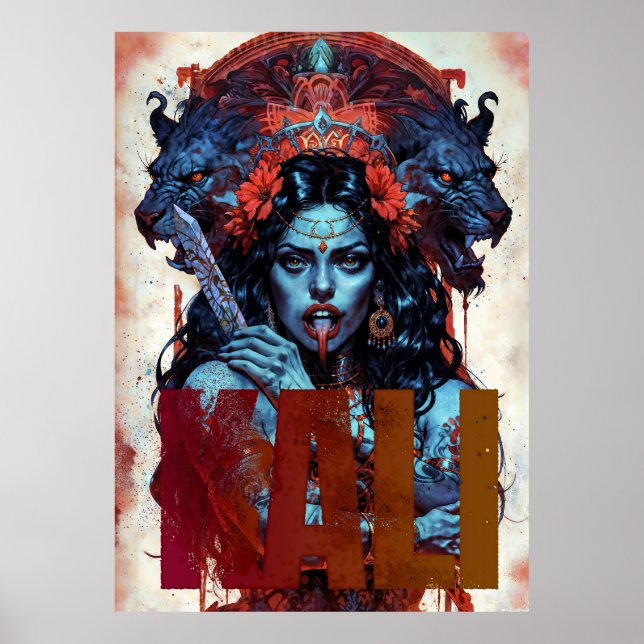 Póster Madre de la Liberación Kali (Frente)