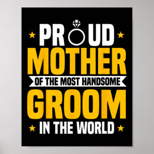 Póster Madre de la madre de la Boda más guapa