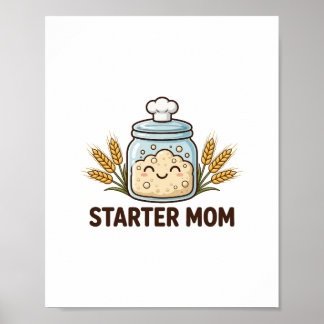 Póster Madre de la Masa Madre — Frasco de Masa Madre Lind