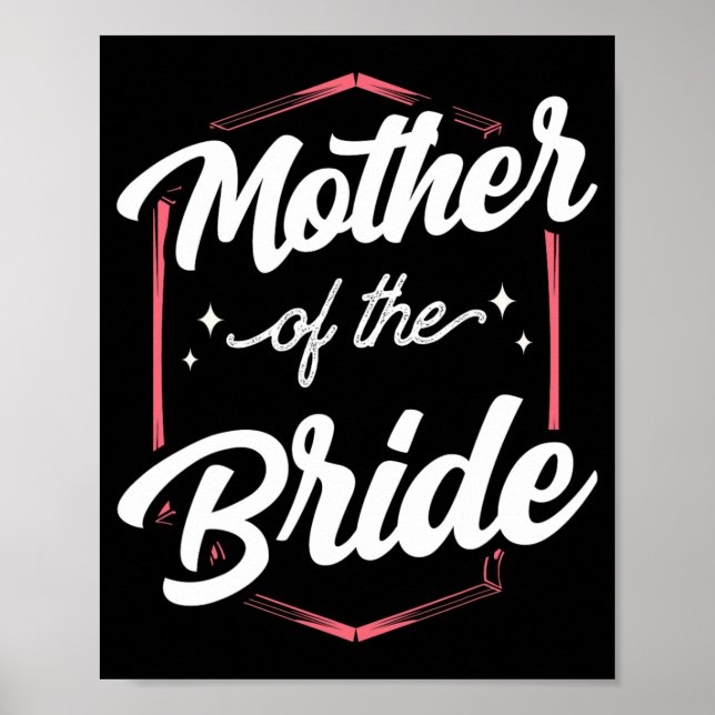 Póster Madre de la Novia Fiesta de Despedida de Soltera C (Frente)