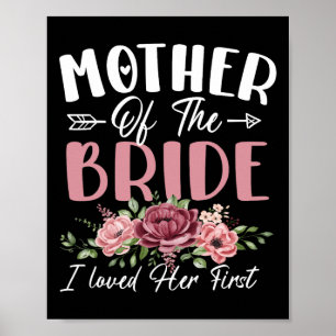 Póster Madre de la Novia La Amé Primero Novia Y Padr