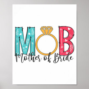 Póster Madre de la Novia Mob Mog Despedida de Soltera Pa