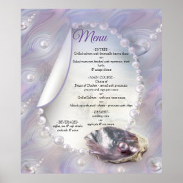 Póster Madre de las perlas se fusionaron como nalgas líqu