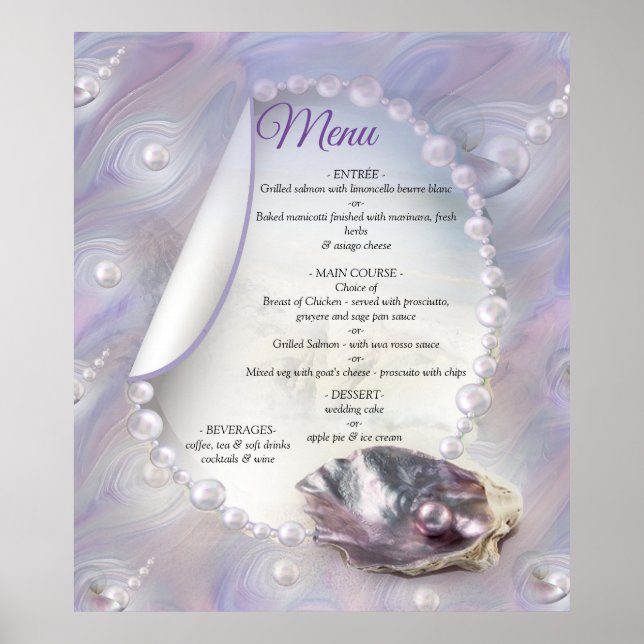 Póster Madre de las perlas se fusionaron como nalgas líqu (Frente)