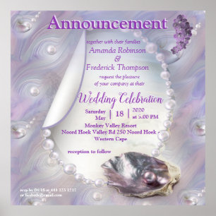 Póster Madre de las perlas se fusionaron como nalgas líqu